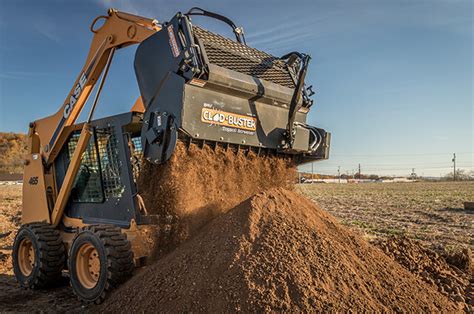 skid steer top soil screener